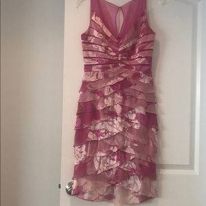 CHETTA B Pink cocktail dress
